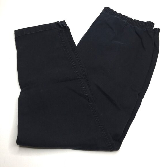 Avenue Jeans Womens Denim Legging Elastic Waist Black Straight Leg Size 20P - Picture 2 of 9